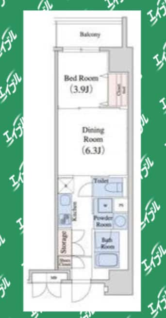 間取図 レジデンス上前津スクエア