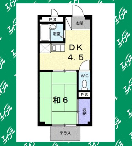 間取り図 武豊線/亀崎駅 徒歩23分 1階 築33年