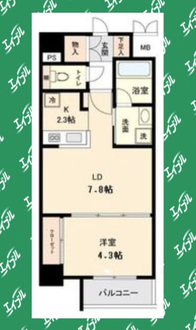 間取り図 グラヴィス鶴舞