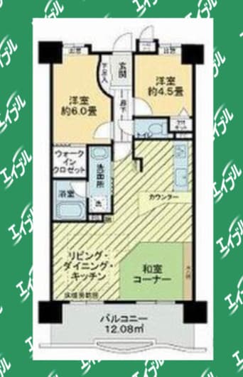 間取図 ライオンズシティ金山