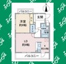 スプリング・ウェル 1LDKの間取り