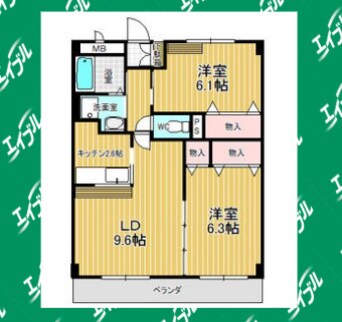 間取図 ブラウベルグ