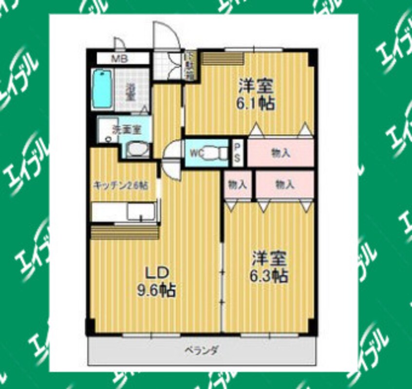 間取図 ブラウベルグ