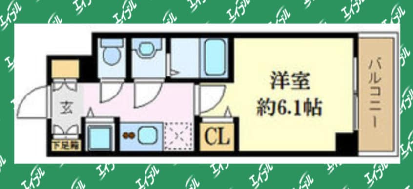 間取図 プレサンス丸の内城雅