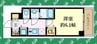 プレサンス丸の内城雅 1Kの間取り