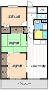 名古屋臨海高速鉄道<あおなみ線>/港北駅 徒歩31分 3階 築25年 3LDKの間取り
