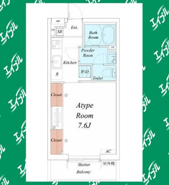 間取図 リブリ・東陽