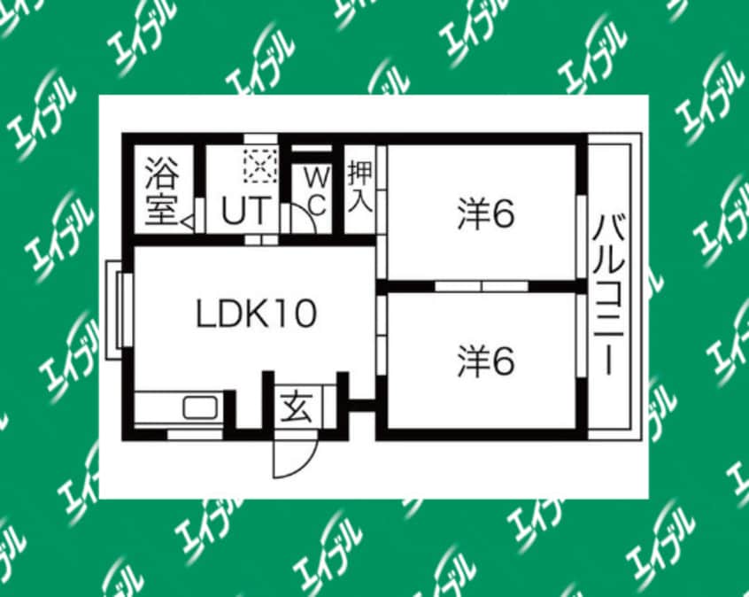 間取図 名古屋市営地下鉄鶴舞線/御器所駅 徒歩10分 1階 築35年