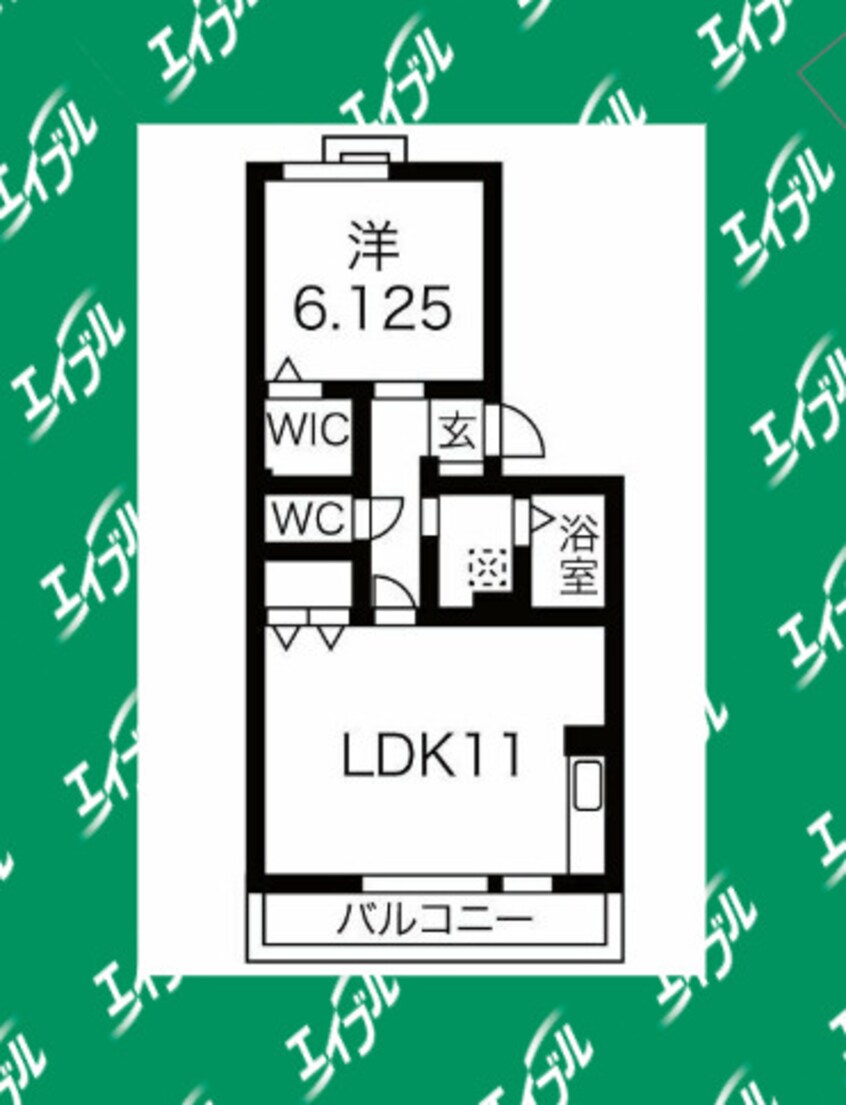間取図 名古屋臨海高速鉄道<あおなみ線>/中島駅 徒歩12分 3階 築18年