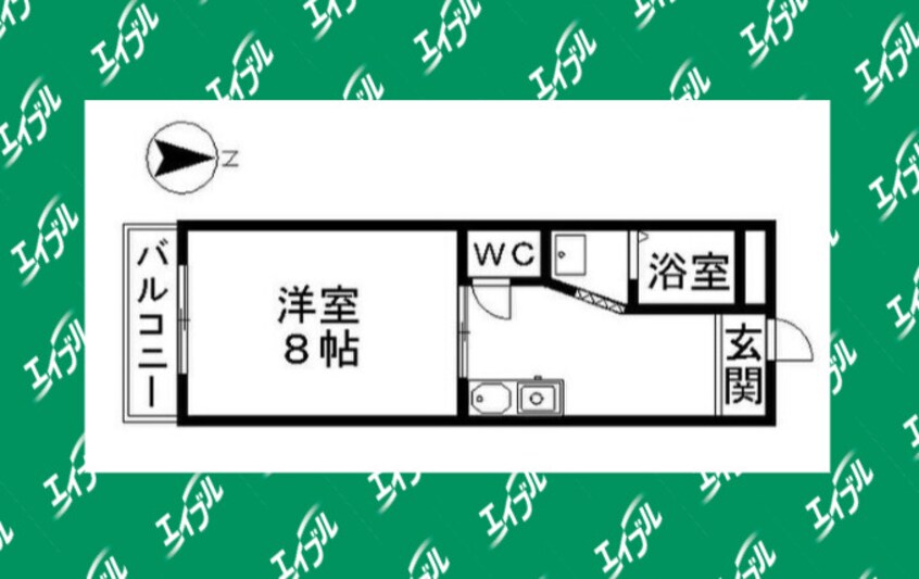間取図 名古屋市営地下鉄桜通線/車道駅 徒歩6分 5階 築26年