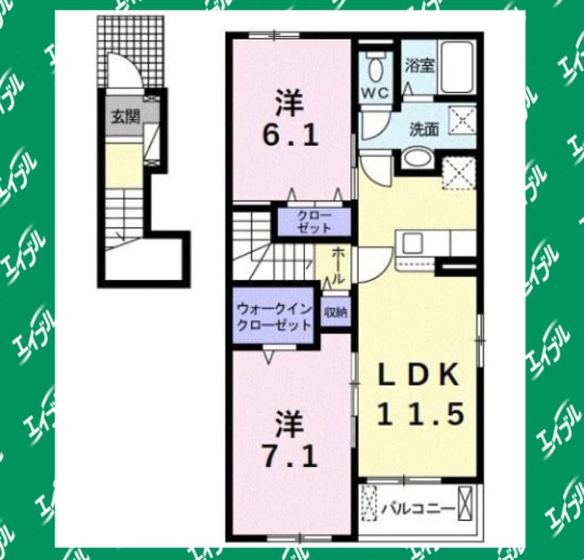 間取図 アルカンシエル　メゾンⅠ