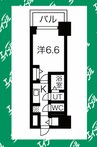 ファステート名古屋駅前ドリーム 1Kの間取り
