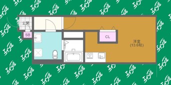 間取図 名古屋市営地下鉄桜通線/吹上駅 徒歩5分 3階 築8年