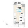 名古屋市営地下鉄東山線/亀島駅 徒歩5分 8階 築5年 1Kの間取り