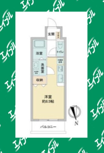 間取図 La Douceur今池