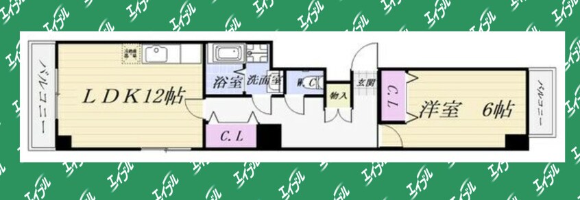 間取図 ドリーム新栄