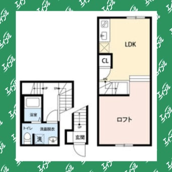 間取図 名古屋市営地下鉄名城線/瑞穂運動場東駅 徒歩10分 2階 築3年