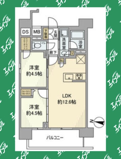 間取り図 オープンレジデンシア金山熱田THECOURT
