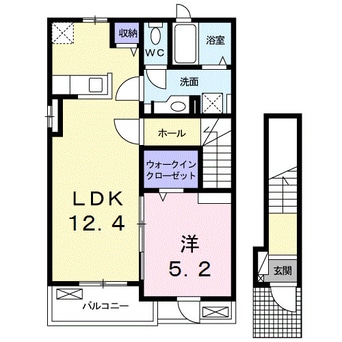 間取図 ルーラル朝倉　Ａ