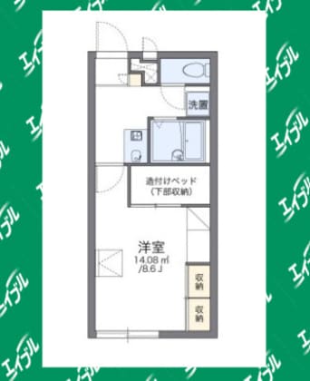 間取図 レオパレス巽ヶ丘