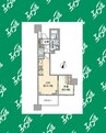 プラウドタワー名古屋久屋大通公園 1LDKの間取り