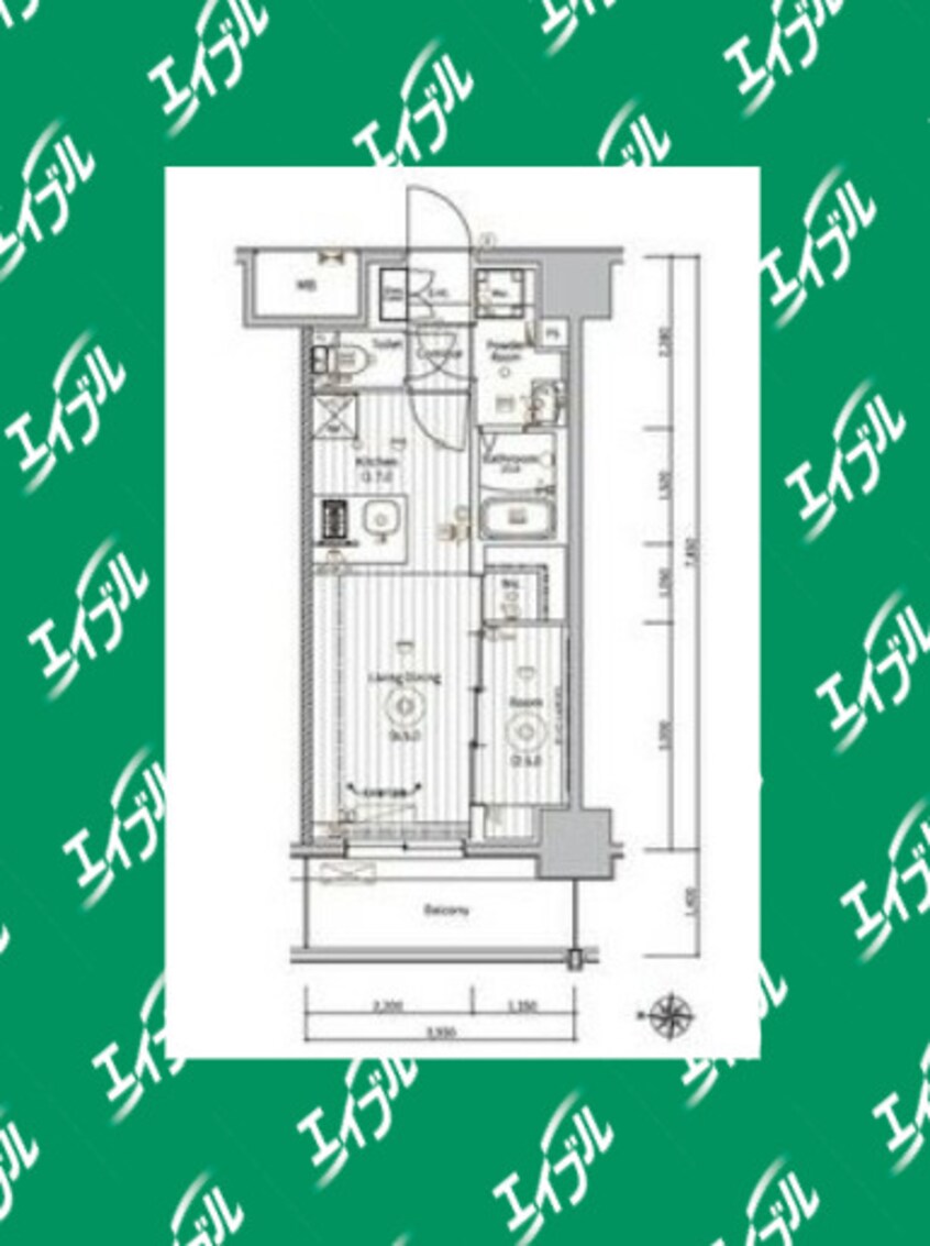 間取図 メイクスWアート金山ウエスト