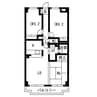 シャルマン赤坪 3LDKの間取り
