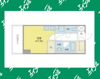 間取り図 ベレーサ築地口ステーションタワー