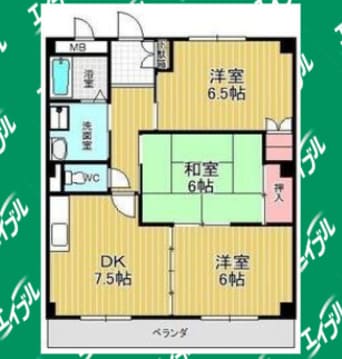 間取図 パークガーデン神ノ倉Ⅱ