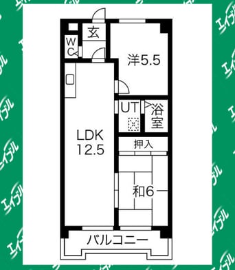 間取図 アビタマルフクII