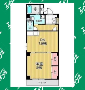 間取図 ブランミュールKT