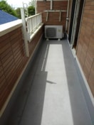 陽当たり良好なバルコニーです メゾン　ラダ－