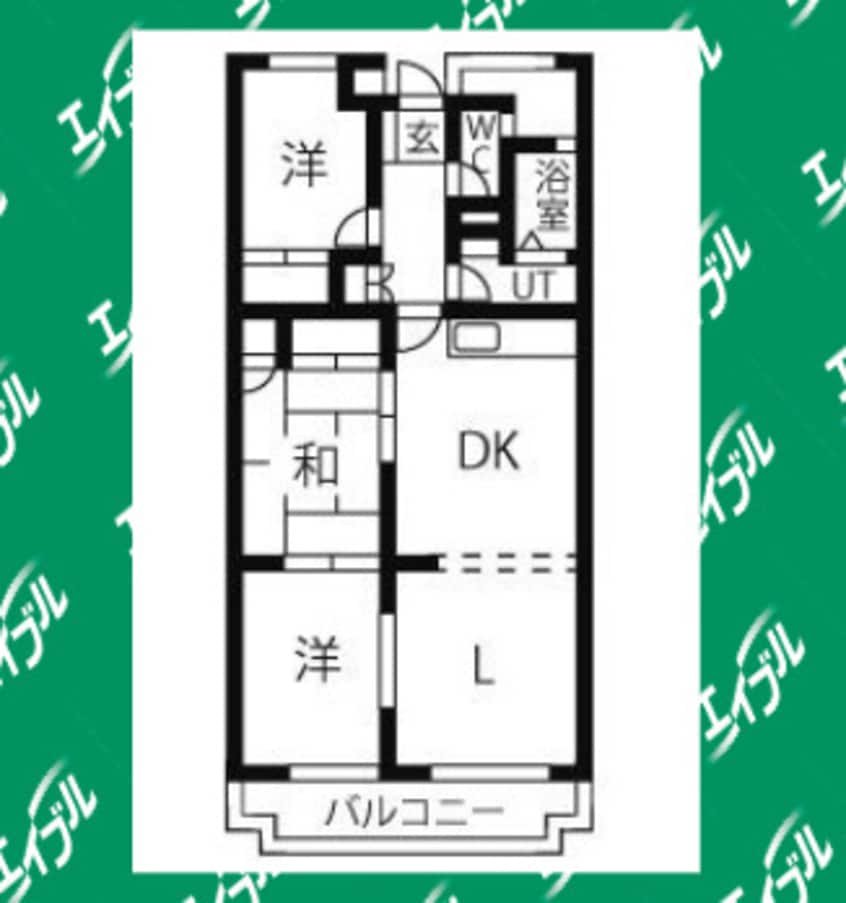 間取図 ヒルズ富士