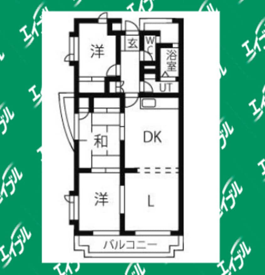 間取図 ヒルズ富士