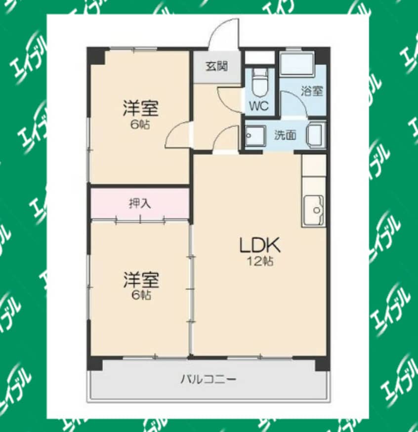 間取図 グリーン西山
