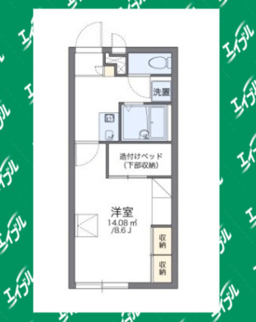 間取図 レオパレスＫＡＪＩＴＡ