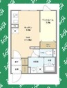 GVIVRE東別院 1Rの間取り