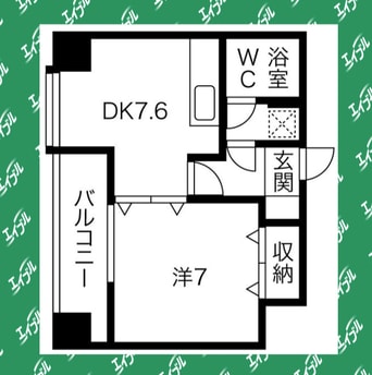 間取図 パルナス栄