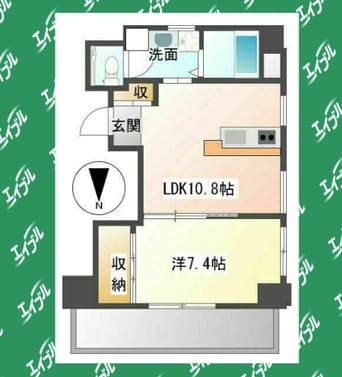 間取図 サン・サカエビル