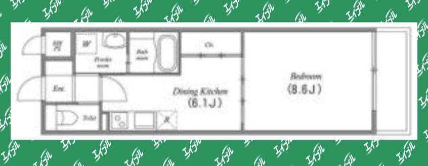 間取図 Gramercy Shirakawa Koen