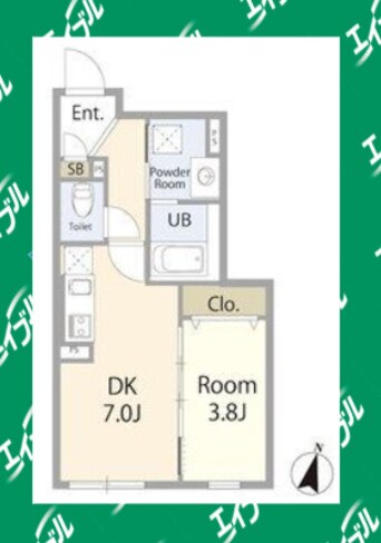 間取図 リーデンス名古屋駅西