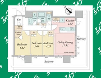 間取図 NAGOYA the TOWER