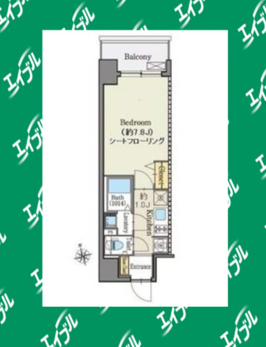 間取図 ファスティーナ志賀本通