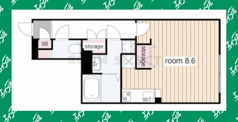間取図 名古屋市営地下鉄桜通線/吹上駅 徒歩5分 2階 築8年