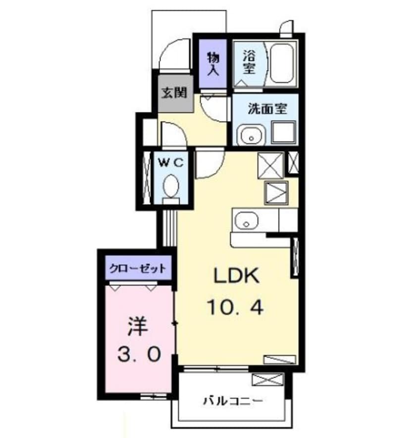 間取図 カトルセゾン
