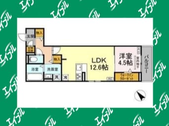 間取図 マリポーサ高畑A
