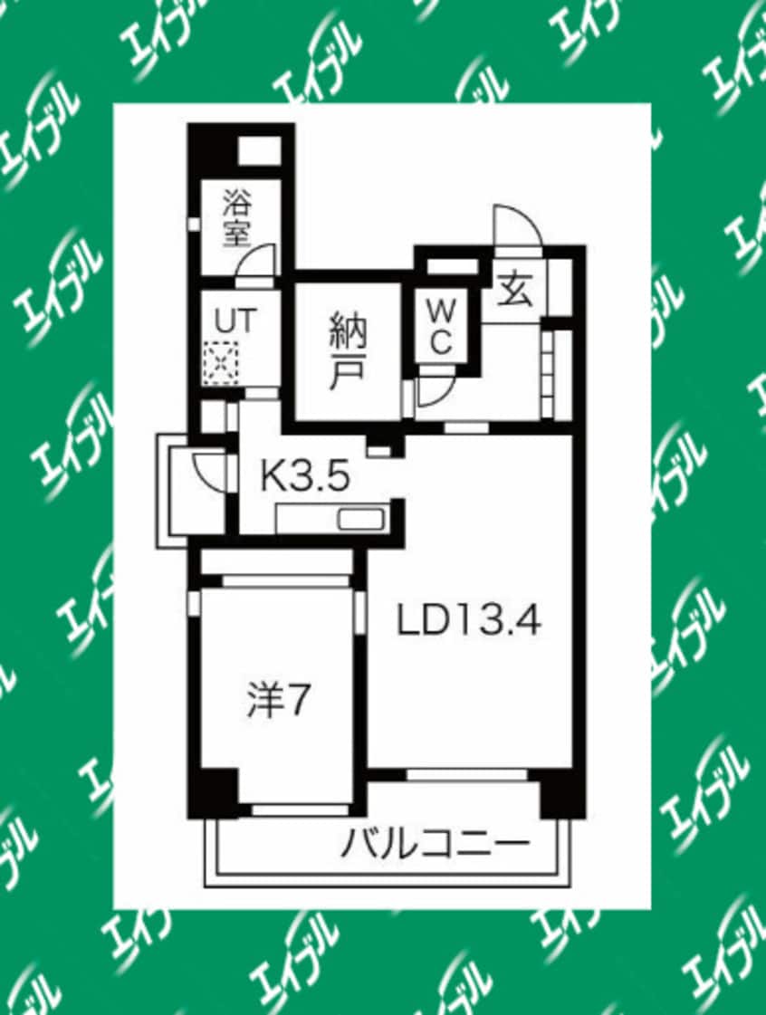 間取図 ソレイユ徳川