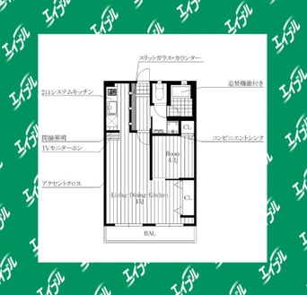 間取図 セントラル川名