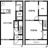 武豊線/亀崎駅 徒歩23分 1階 築10年 2LDKの間取り