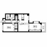 名古屋臨海高速鉄道<あおなみ線>/荒子川公園駅 徒歩21分 6階 築30年 2LDKの間取り